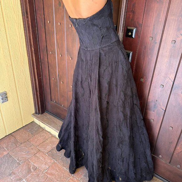 HALSTON BLACK SIZE 2 STRAPLESS JUMPSUIT BRAND NEW WITH TAGS - Picture 7 of 11